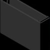 ABS enclosure, (L x W x H) 41 x 9 x 30 mm, black (RAL 9004), S6.9
