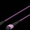 DK-2566-15/4 Fiber optic patch cable, OM4, MPO, violet, 15 m