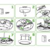 Plafon LED 2w1 Pherkad Square 12/18W 3000K-6000K IP44 Natynkowy Podtynkowy