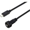 TRU COMPONENTS TC-13543588 USB-C 3.1 Cable Male to Male Waterproof 0.5 m Plastic