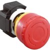 Emergency stop, turn/pull release, mounting Ø  16 mm, unlit, 250 V, 1 Form B (N/C) + 1 Form A (N/O), XA1E-BV311R