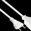 P0300-W005 Euro cord extension Typ C to Euro-socket, white, 0,75 mm², 0,5 m