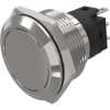 Vandal-proof pushbutton switch, natural, unlit , 3 A/240 V, 22 mm, IP65/IP67, 82-10-000777