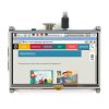Ekran dotykowy rezystancyjny LCD TFT 5'' 800x480px HDMI + GPIO dla Raspberry Pi 4/3/2/B+/Zero - Waveshare 10563