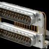 163A19509X D-SUB, dual port, plug-plug, 2x 25-pin