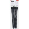 Cable tie, releasable, thermoplastic PUR, (L x W) 260 x 7 mm, bundle-Ø 70 mm, black, -40 to 85 °C, 115-07270, package with 12 pi