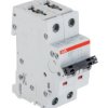 Wyłącznik nadprądowy MCB, Typ B, 2-biegunowy, 32A, 440V, 125V, na szynę DIN, ABB S202M-B32, S200M