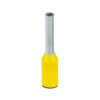 Tulejka kablowa izolacyjna 1mm2AI 1 - 8 YE tulejki o długości 8mm, kolor żółty 3201097 /100szt./