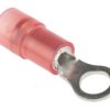 Zacisk oczkowy rozmiar przewodu 1.5mm² Ø , M4 izolowany średnica wew 4.3mm Czerwony RS PRO