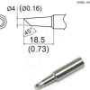 T19-C4 Soldering tip T19-C4, 4.0 mm, bevelled