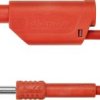 Schützinger AL 8323 / 1 / 100 / RT Adapter zasilania złącze męskie 4 mm złącze męskie 4 mm czerwony 1 szt.