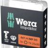 Bity Impaktor 867/4 IMP DC TORX DIY, TX 25 x 50 mm, 5 części, WERA 05057665001