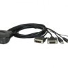 Aten Kabelkowy przełącznik KVM 2 port USB DVI 1,2m