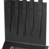 ESD tweezers kit (5 tweezers), uninsulated, antimagnetic, plastic, 180 mm, 5-180