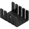 Heatsink, (L x W x H) 9 x 14 x 19 mm, 22 K/W, black anodized, 40902100191409