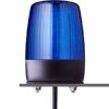 Lampa sygnalizacyjna LED 24 V AC/DC Migające, stałe Niebieski Montaż na podstawie LED