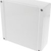 PC enclosure, (L x W x H) 160 x 160 x 61 mm, light gray (RAL 7035), IP66, 1555R2GY
