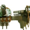 Potencjometr 15mm 1x 1K ohm A logarytm