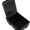 ESD small parts container, black, (L x W x D) 41 x 37 x 15 mm, 9-323-VE10