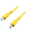Patch cord S/FTP 6a linka Cu PUR żółty 10m 27AWG Żyły: 8 09488585745100