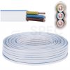 Kabel instalacyjny płaski YDYp 3x1,5mm2 biały 450/750V drut NKT instal PLUS krążek 100m