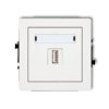 DECO Gniazdo USB-AA 2.0 biały DGUSB-1 KARLIK