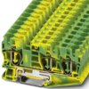 Protective conductor terminal, spring balancer connection, 0.2-16 mm², 3 pole, 8 kV, yellow/green, 3035302