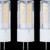 28814 LED pin-socket bulb pack of 3 STS G4, 3 W, 300 lm, 2700 K
