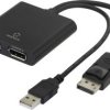 adapter DisplayPort Renkforce RF-DPS-2P RF-4758087, 20.00 cm
