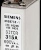 NH fuse NH000, 315 A, aR, 440 V (DC), 690 V (AC), 200 kA breaking capacity, 3NE8731-1