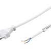 Kabel przyłączeniowy Euro, do konfekcjonowania 1,5 m, Biały