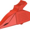 Alligator clip, red, max. 30 mm, L 92 mm, CAT III, socket 4 mm, 66.9575-22