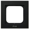 SONATA METALIK Ramka 1 pojedyncza do wyłączników IP44 czarny metalik RH-1R/33 OSPEL