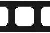 VESTRA ramka pięciokrotna IP20 czarny 3875-09