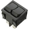 TruComponents 751617 Rocker switch,Panel Mount,Off/On,2xSPST,Quick Connect