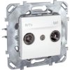 UNICA Gniazdo antenowe RTV/SAT końcowe biel polarna MGU50.454.18Z SCHNEIDER ELECTRIC