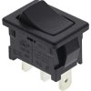 Przełącznik kołyskowy Wł.-wył. Nie 10 A SPDT Czarny IP40 Marquardt