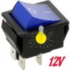 Przeł. kołys. ON-OFF stabilny 4p podśw. 12V
