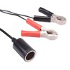 Cigarette Lighter Socket to Battery Alligator Clips 5A 12V A13-40A23A1