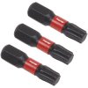 Sealey AK8220 TRX-Star* T30 Impact Power Tool Bits 25mm - 3pc
