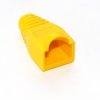 Osłonka wtyku RJ45 z odgiętką (10szt) żółta
