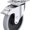 Blickle 960760 L-POEV 201XKA-FI-SG Rolka obrotowa z blachy stalowej Średnica koła: 200 mm Maksymalne obciążenie: 400 kg