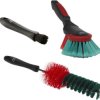 Szczotka ręczna, dł. włosia: 24 mm, 40 mm, Miękki, Czarny, czerwony, Poliester, zastosowanie: Uniwersalny środek