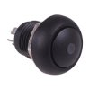Black On-Off Latching 12mm Red LED Push Button Switch IP65 SPST