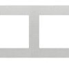 Simon 55 Ramka 4-krotna LINE Aluminium mat TR4/143