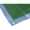 Faithfull FAITARP1812 Tarpaulin Green / Silver 5.4 x 3.6m (18 x 12ft) 80gsm