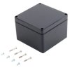 ABS enclosure, (L x W x H) 122 x 120 x 85 mm, gray (RAL 7015), IP66, BYB-3-90H0009