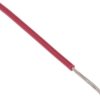 Przewód jednożyłowy linkowy, Przewód instalacyjny, 0,13 mm², 7/0,16 mm, 26 AWG, XLPVC, 150 V, Czerwony, dł. 100m, RS PRO