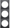 Integro Flow Ramka 3 potrójna antracyt 918192515 HAGER