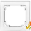 DECO Ramka uniwersalna z tworzywa DECO Soft biały mat 25DRSO-1 KARLIK